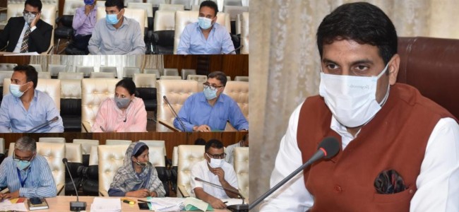 DC Srinagar reviews implementation of BBBP scheme DC Srinagar reviews implementation of BBBP scheme