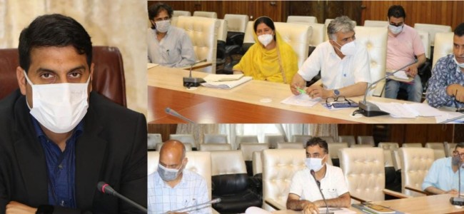 DDC Srinagar reviews progress under Jal Jeevan Mission DDC Srinagar reviews progress under Jal Jeevan Mission
