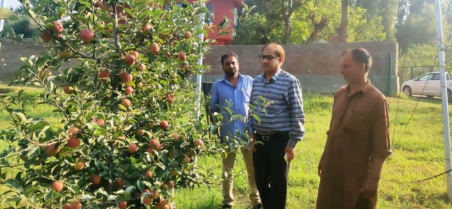 DG Horticulture conducts extensive tour of North Kashmir