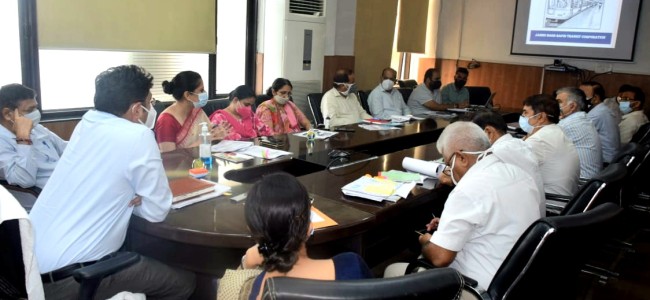 Div Com reviews DPR prepared for Metrolite in Jammu city Div Com reviews DPR prepared for Metrolite in Jammu city