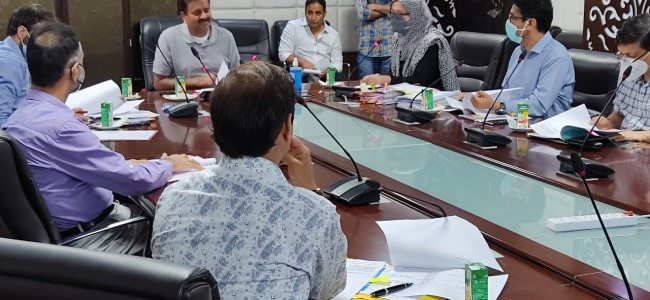 High Level Land Allotment Committee headed by Principal Secretary I&C clears land allotment to 02 projects worth Rs 144.66 Cr in Kashmir High Level Land Allotment Committee headed by Principal Secretary I&C clears land allotment to 02 projects worth Rs 144.66 Cr in Kashmir