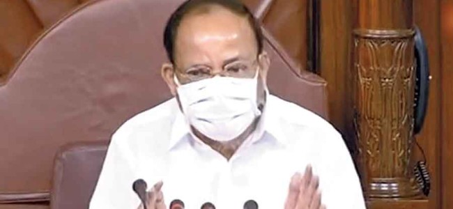 Parliament: Chairman Naidu suspends six TMC MPs for the day Parliament: Chairman Naidu suspends six TMC MPs for the day