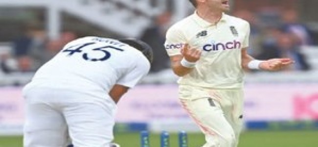 India make solid progress despite Anderson double India make solid progress despite Anderson double