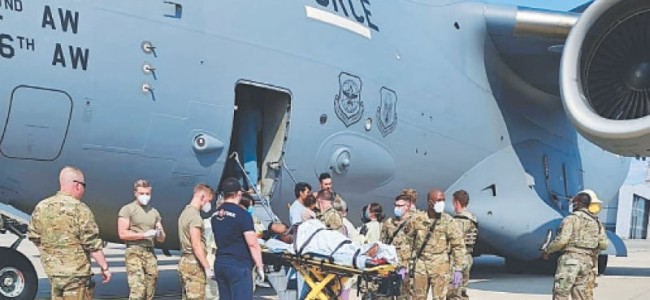 Afghan woman gives birth on military plane Afghan woman gives birth on military plane