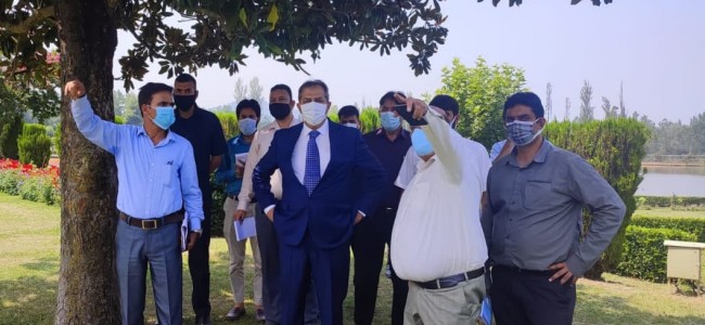 Advisor Baseer Khan visits Botanical Garden, Reviews arrangements for upcoming Flower Exhibition Advisor Baseer Khan visits Botanical Garden, Reviews arrangements for upcoming Flower Exhibition