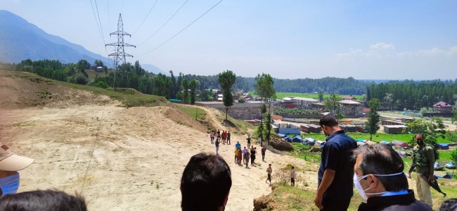 Advisor Baseer Khan visits Lethpora Awantipora; inspects development works Advisor Baseer Khan visits Lethpora Awantipora; inspects development works
