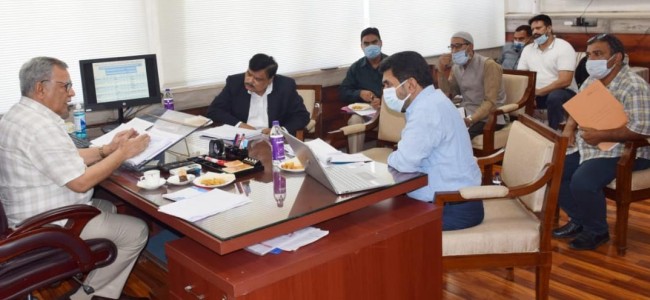 Advisor Farooq Khan reviews progress of sports infrastructure in JK Advisor Farooq Khan reviews progress of sports infrastructure in JK