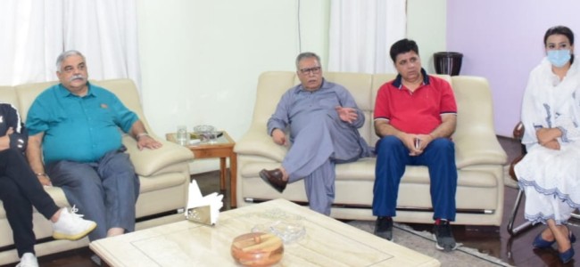 JKCA’s sub-committee calls on Advisor Khan JKCA’s sub-committee calls on Advisor Khan