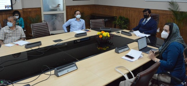 CS reviews J&K Rural Livelihood Mission CS reviews J&K Rural Livelihood Mission