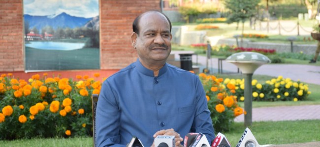 LS Speaker Om Birla to inaugurate Parliamentary Outreach Programme for the Empowerment of Panchayati Raj Institutions of J&K UT on 31 August, 2021