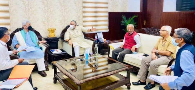Lt Governor meets Union Rural Development Minister Lt Governor meets Union Rural Development Minister