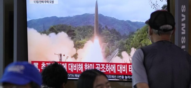 North Korea fires missile into sea as diplomat decries US policy