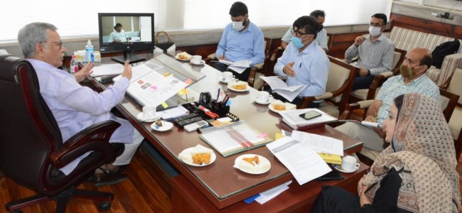 Advisor Farooq Khan chairs meeting regarding formulation of sports policy for J&K Advisor Farooq Khan chairs meeting regarding formulation of sports policy for J&K