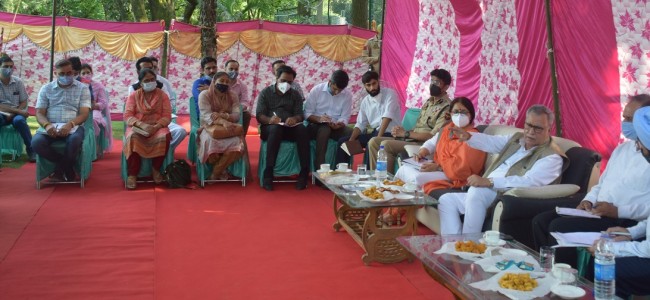 Farooq Khan visits Mansar Lake; takes stock of development activities Farooq Khan visits Mansar Lake; takes stock of development activities