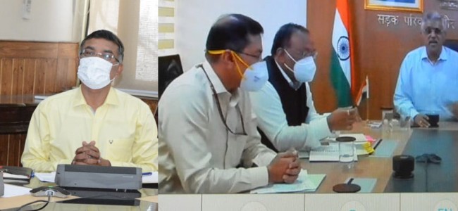 CS, Secy MoRTH review Road Sector Projects under PMDP in J&K; CS, Secy MoRTH review Road Sector Projects under PMDP in J&K;