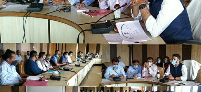 DC Kulgam chairs preparatory meeting, ahead of Union Ministers tour DC Kulgam chairs preparatory meeting, ahead of Union Ministers tour