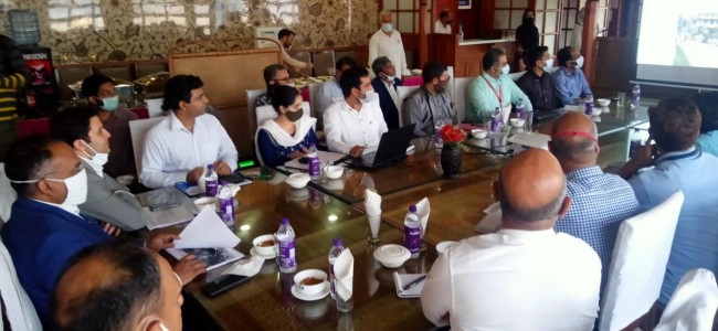 Div Com chairs SSCL meeting for Development of Srinagar Riverfront Phase-I Div Com chairs SSCL meeting for Development of Srinagar Riverfront Phase-I