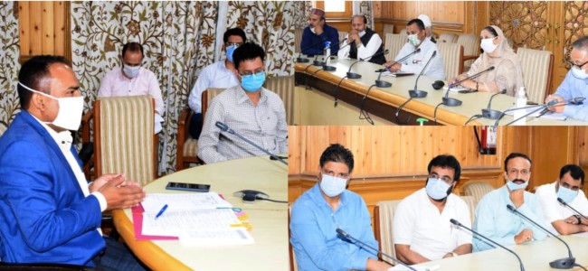 Div Com Kashmir convenes meeting for renaming of Govt. institutions, infrastructure Div Com Kashmir convenes meeting for renaming of Govt. institutions, infrastructure