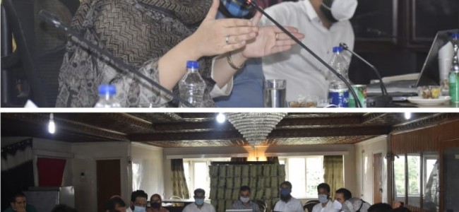 Dr Sehrish reviews progress of RLM in Baramulla