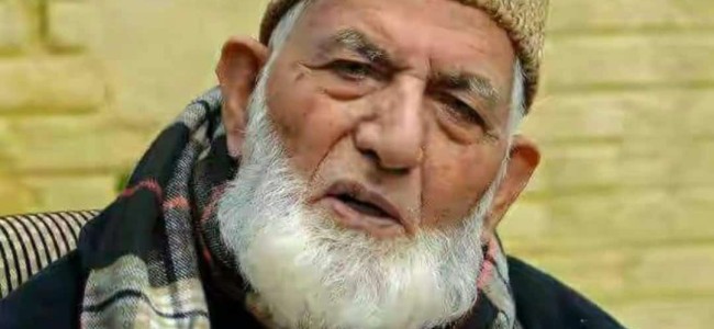 Veteran separatist leader, former Hurriyat Conference Chairman Syed Ali Geelani no more