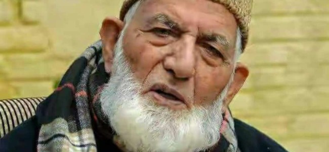 Veteran separatist leader, former Hurriyat Conference Chairman Syed Ali Geelani no more Veteran separatist leader, former Hurriyat Conference Chairman Syed Ali Geelani no more