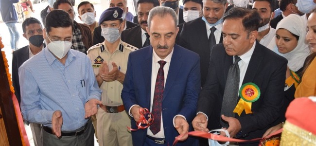 Justice Magrey inaugurates National Lok Adalats at Budgam, Anantnag, Pulwama