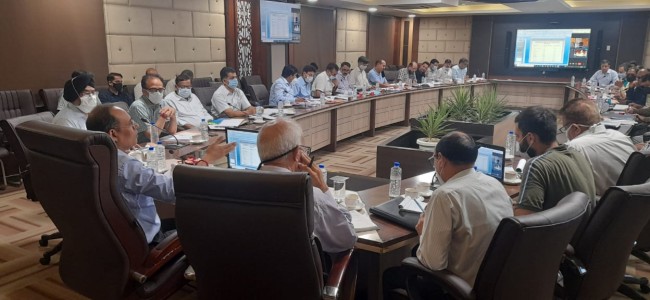 Rohit Kansal reviews power sector in Jammu Rohit Kansal reviews power sector in Jammu