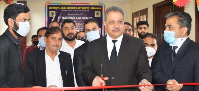 National Lok Adalats held across Kashmir districts National Lok Adalats held across Kashmir districts