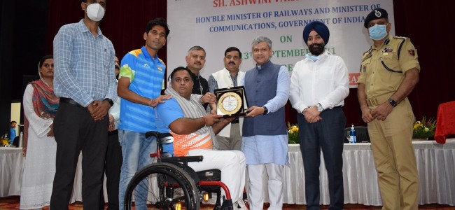 Union Minister for Railways, Communications visits Reasi; Convenes Public outreach camp Union Minister for Railways, Communications visits Reasi; Convenes Public outreach camp