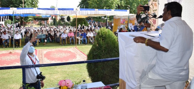 Union Minister of State for Social Justice and Empowerment visits Kulgam Union Minister of State for Social Justice and Empowerment visits Kulgam