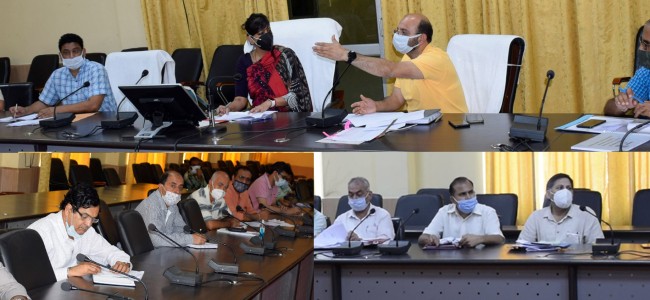Yasha Mudgul reviews progress on DCP, Four Laning project, Covid containment measures at Ramban Yasha Mudgul reviews progress on DCP, Four Laning project, Covid containment measures at Ramban