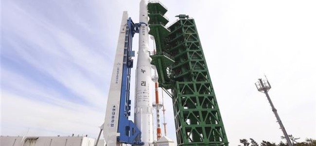 South Korea test-launches 1st domestically made space rocket South Korea test-launches 1st domestically made space rocket