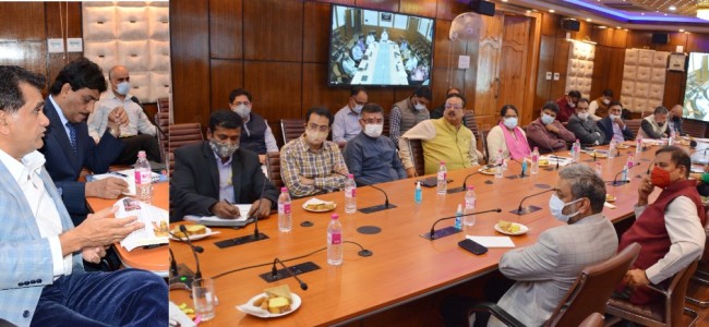 CEO, NITI Aayog holds interactive session with the Administrative Secretaries