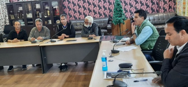 Dir Tourism chairs rate fixation meeting of services, products Dir Tourism chairs rate fixation meeting of services, products