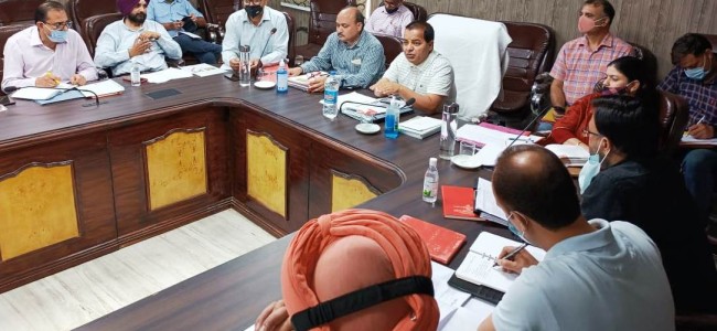 Dir Horticulture Jammu reviews progress of development activities in districts Dir Horticulture Jammu reviews progress of development activities in districts