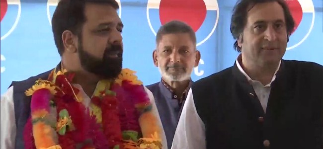 Veteran NC leader Abdul Rahim Rather’s son joins People’s Conference Veteran NC leader Abdul Rahim Rather’s son joins People’s Conference