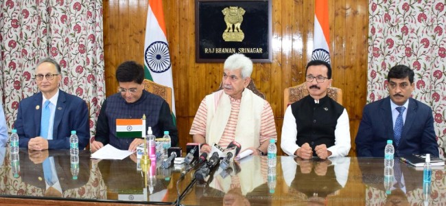 Government of Dubai and J&K Government ink MoU aimed at scaling up Industrial Development in the UT Government of Dubai and J&K Government ink MoU aimed at scaling up Industrial Development in the UT