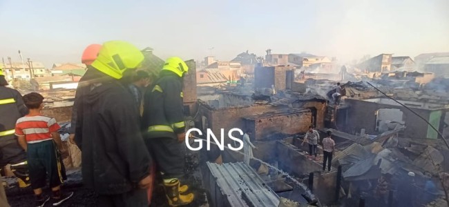 40 Structures Damaged in Parimpora Fire Incident: Officials 40 Structures Damaged in Parimpora Fire Incident: Officials