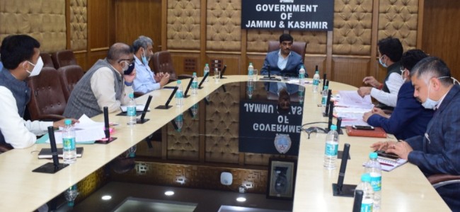 Chief Secretary reviews maintenance or river regulation zones, khad Chief Secretary reviews maintenance or river regulation zones, khad