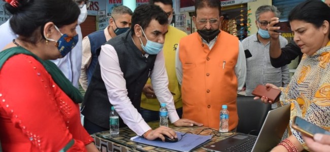 Commissioner Secretary Revenue inspects Revenue Services camp Commissioner Secretary Revenue inspects Revenue Services camp
