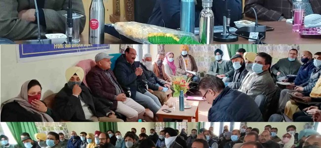 Director Agriculture Kashmir reviews implementation of CSSs in North Kashmir districts Director Agriculture Kashmir reviews implementation of CSSs in North Kashmir districts
