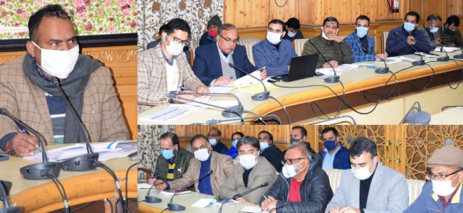 Div Com reviews physical progress of Z-Mohr, Zojila, AIIMS, other major projects