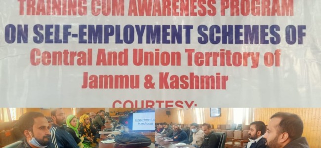 DE&CC’s two days Training cum Awareness Programme concluded in Baramulla DE&CC’s two days Training cum Awareness Programme concluded in Baramulla