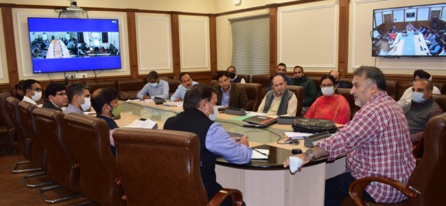 Dr Samoon reviews functioning of Skill Development Department; Ask officers for timely completion of ongoing works