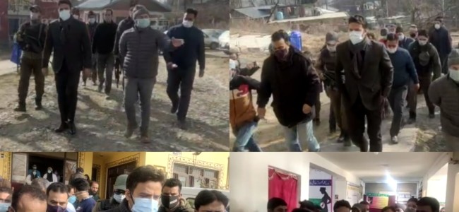 DC Kulgam visits PHC Frisal DC Kulgam visits PHC Frisal