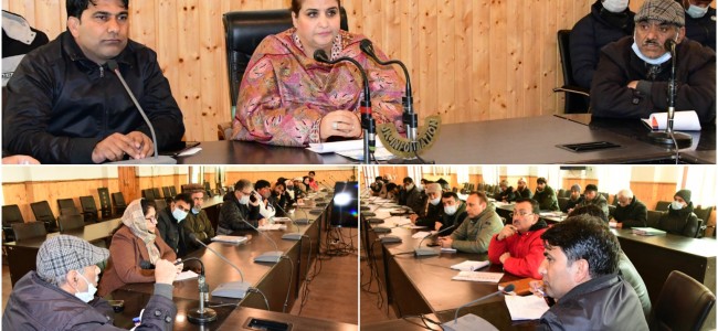 DDC Chairperson G’bl reviews developmental scenario in district DDC Chairperson G’bl reviews developmental scenario in district