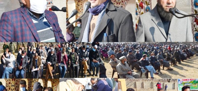 Div Com chairs Mega Block Diwas at Wavoora Lolab, Kupwara Div Com chairs Mega Block Diwas at Wavoora Lolab, Kupwara