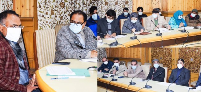 Make Optimal use of ventilators for Covid and Non Covid sick patients at District level Health Care delivery System: Div Com Kashmir Make Optimal use of ventilators for Covid and Non Covid sick patients at District level Health Care delivery System: Div Com Kashmir