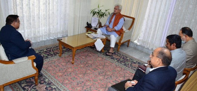 Member NITI Aayog calls on Lt Governor Member NITI Aayog calls on Lt Governor