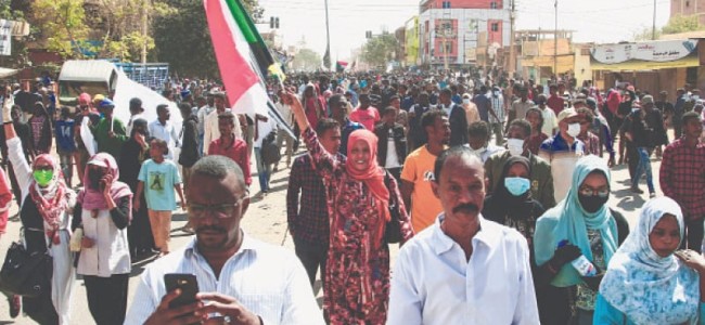 Thousands attend anti-coup march in Sudan; protester killed in firing